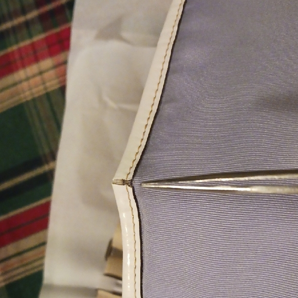 Coach Beige and White Signature Crossbody Bag - Picture 5 of 13